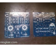 Aktivna skretnica Hiraga RIAA smd/dip/fet ECC82 6J1 preamp